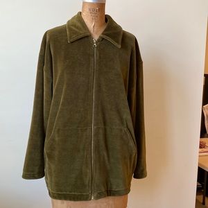 Vintage Gucci reversible velour top